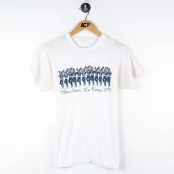 Icy Vintage Vintage Blue Stars Band T-Shirt - XS