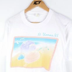 Icy Vintage Vintage 90s Saint Thomas Virgin Islands Sea Shells T-Shirt - Large -Icy Sales Shop 10230 20IMG 0042