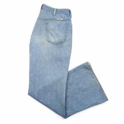 Icy Vintage Gauchos Flared Denim Pants - Womens Large