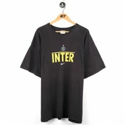Vintage Nike 90s Inter Milan Mid Swoosh T-Shirt - 2XL