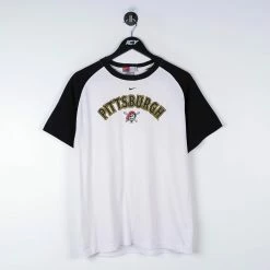 Nike 2009 Pittsburgh Pirates Middle Swoosh Raglan Sleeve T-Shirt - Large