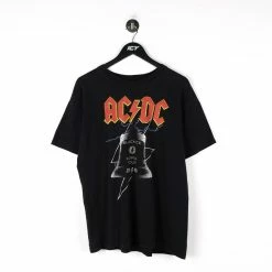 Icy Vintage 2009 AC/DC Black Ice World Tour Band T-Shirt - Large