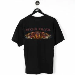 Icy Vintage Vintage Biker Trash Graphic T-Shirt - Large -Icy Sales Shop 10963 20IMG 0039