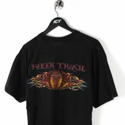 Icy Vintage Vintage Biker Trash Graphic T-Shirt - Large -Icy Sales Shop 10963 20IMG 0040