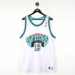 Icy Vintage Vintage 90s Vancouver Grizzlies Felipe Lopez #13 Size 48 NBA Champion Jersey - XL