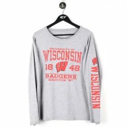 Collegiate University Of Wisconsin Badgers Long Sleeve T-Shirt - Medium