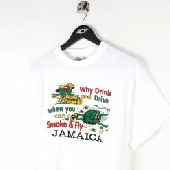 Icy Vintage Vintage Smoke & Fly Jamaica Graphic T-Shirt - Medium -Icy Sales Shop 11254 20IMG 0045