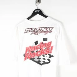 Icy Vintage Blue Streak Performance Racing T-Shirt - XL -Icy Sales Shop 11262 20IMG 0081