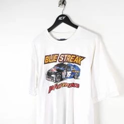 Icy Vintage Blue Streak Performance Racing T-Shirt - XL -Icy Sales Shop 11262 20IMG 0084