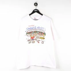 Icy Vintage Vintage Subway Certified Sandwich Artist Graphic T-Shirt - XL