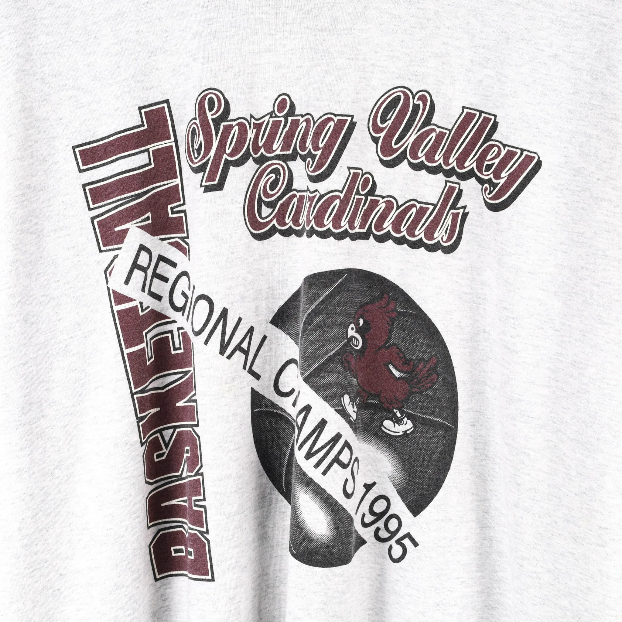 Icy Vintage Vintage 1995 Spring Valley Cardinals Regional Basketball Champs T-Shirt - XL 3 Icy Vintage Vintage 1995 Spring Valley Cardinals Regional Basketball Champs T-Shirt - XL - Image 3