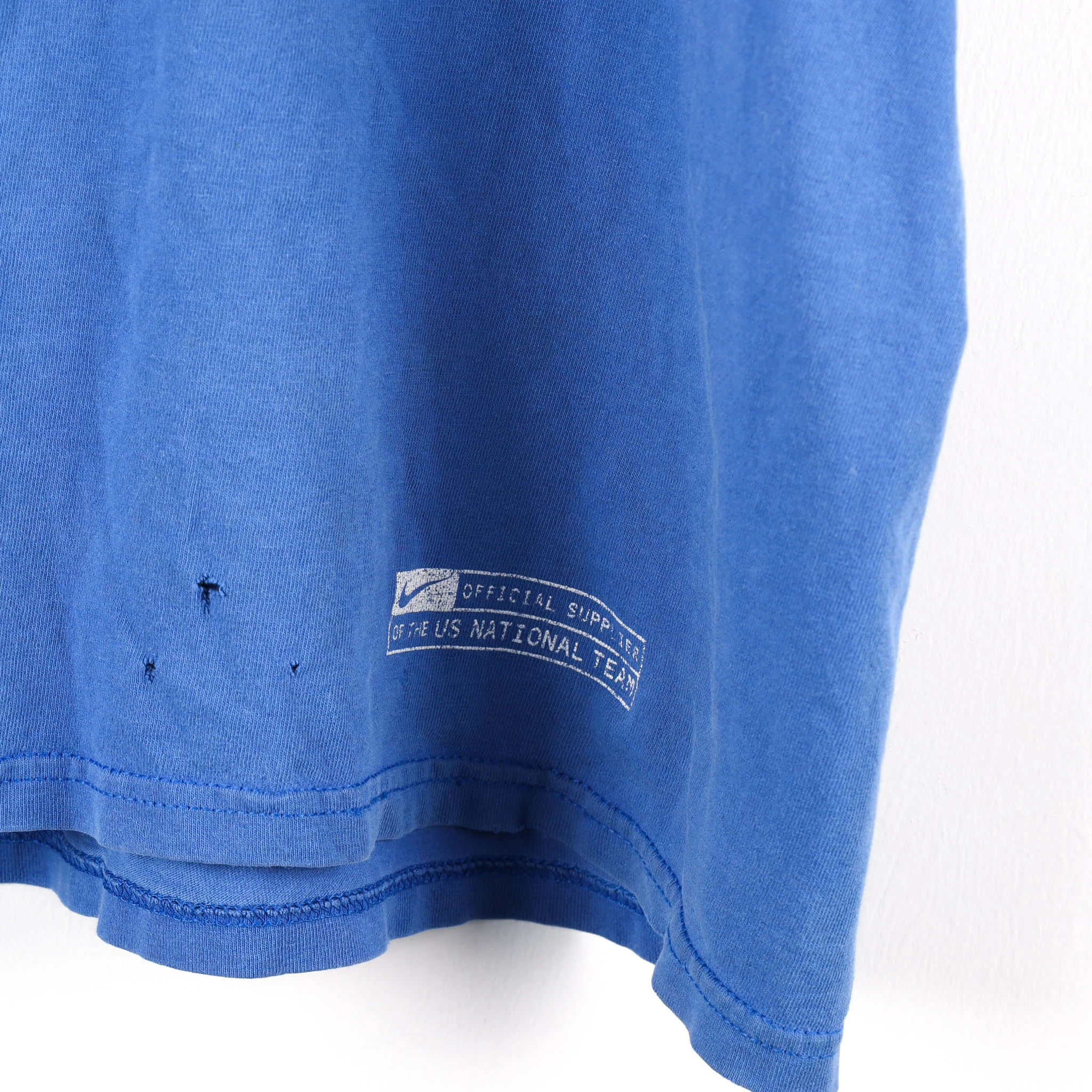 Vintage Nike Soccer Big Swoosh 90s T-Shirt - Large 3 Vintage Nike Soccer Big Swoosh 90s T-Shirt - Large - Image 3