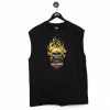 Harley Davidson 2007 Palm Springs Cali Flaming Skull Tank Top T-Shirt - Large