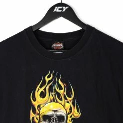 Harley Davidson 2007 Palm Springs Cali Flaming Skull Tank Top T-Shirt - Large -Icy Sales Shop 12163 20IMG 0054