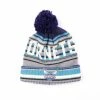 Mitchell & Ness Charlotte Hornets Striped Beanie Hat