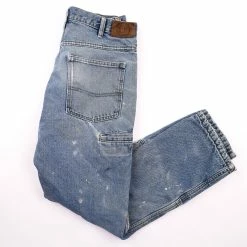 Icy Vintage Vintage Guide Gear Blanket Lined Double Knee Denim Pants - Medium