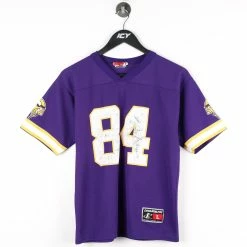 Vintage NFL Minnesota Vikings #84 Randy Moss Logo Athletic Football Jersey - Small