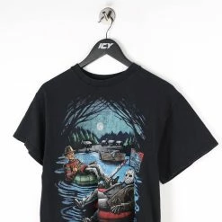 Icy Vintage Freddy & Jason Camp Crystal Lake Graphic T-Shirt - Small -Icy Sales Shop 12419IMG 0026