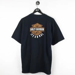Vintage Harley Davidson Istanbul Turkey T-Shirt - Large -Icy Sales Shop 12438IMG 0087