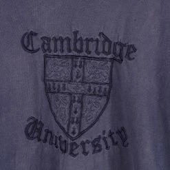 Icy Vintage Vintage 90s Cambridge University Embroidered Crest T-Shirt - XL -Icy Sales Shop 12448IMG 0037