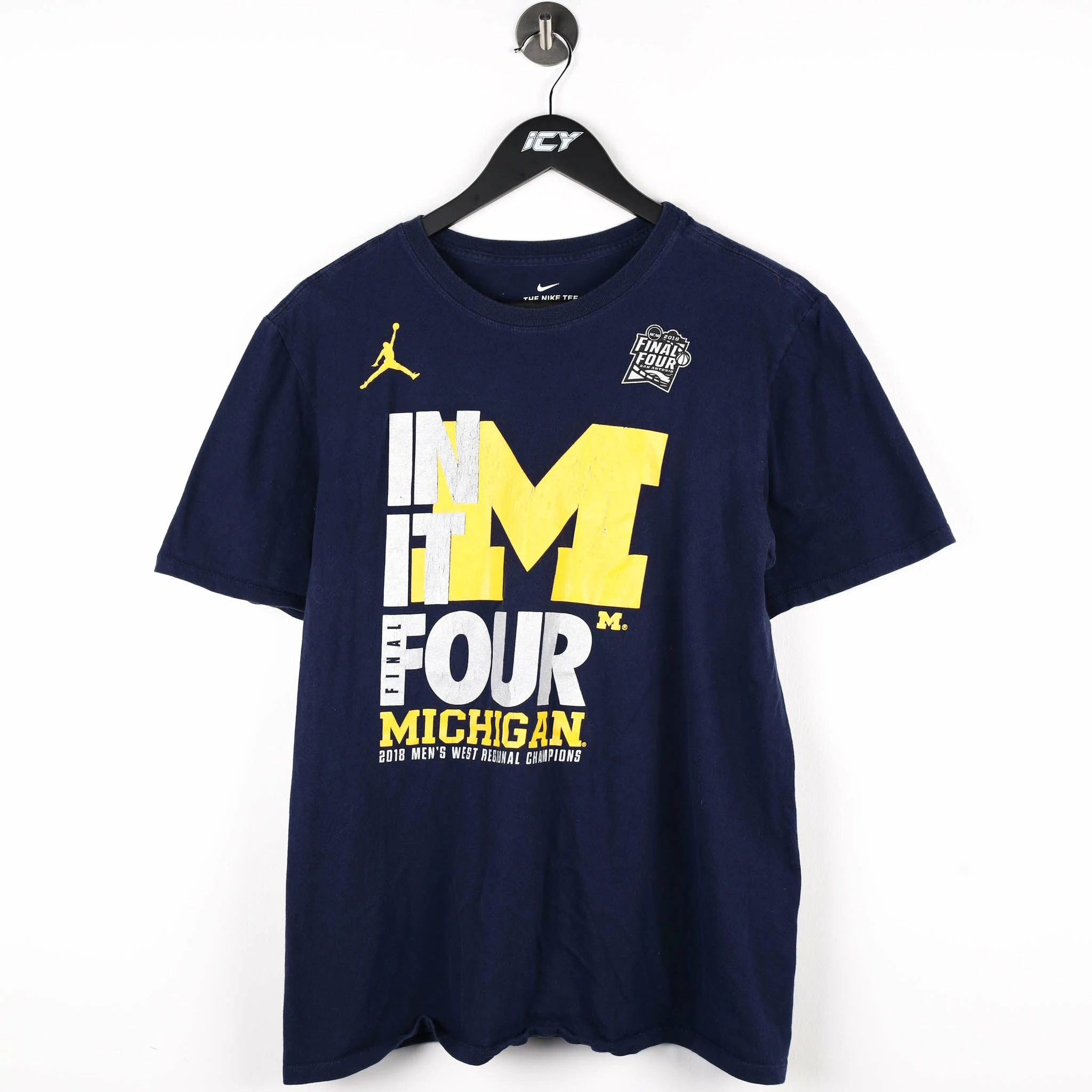 Nike Michigan Wolverines 2018 West Regional Champions T-Shirt - Medium 1 Nike Michigan Wolverines 2018 West Regional Champions T-Shirt - Medium
