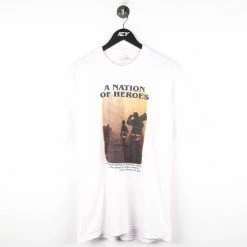 Icy Vintage Vintage 9/11 A Nation Of Heroes T-Shirt - XL