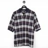 Icy Vintage Vintage Roundtree & Yorke Plaid Polo T-Shirt - Medium