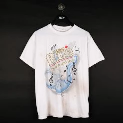 Icy Vintage Vintage Labatt Blue Honest And True Guitar T-Shirt - Large