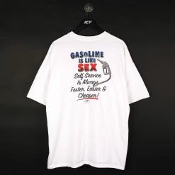 Icy Vintage Big Dogs Gasoline Is Like Sex T-Shirt - 2XL