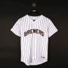 MLB Milwaukee Brewers JJ Hardy #7 Pinstripe Baseball Jersey - Small