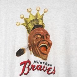 Icy Vintage Vintage Milwaukee Braves Funny Graphic T-Shirt - Large -Icy Sales Shop 12815IMG 0144