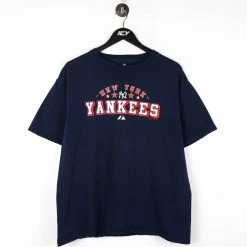 MLB New York Yankees Ticket Stubs Majestic T-Shirt - Large