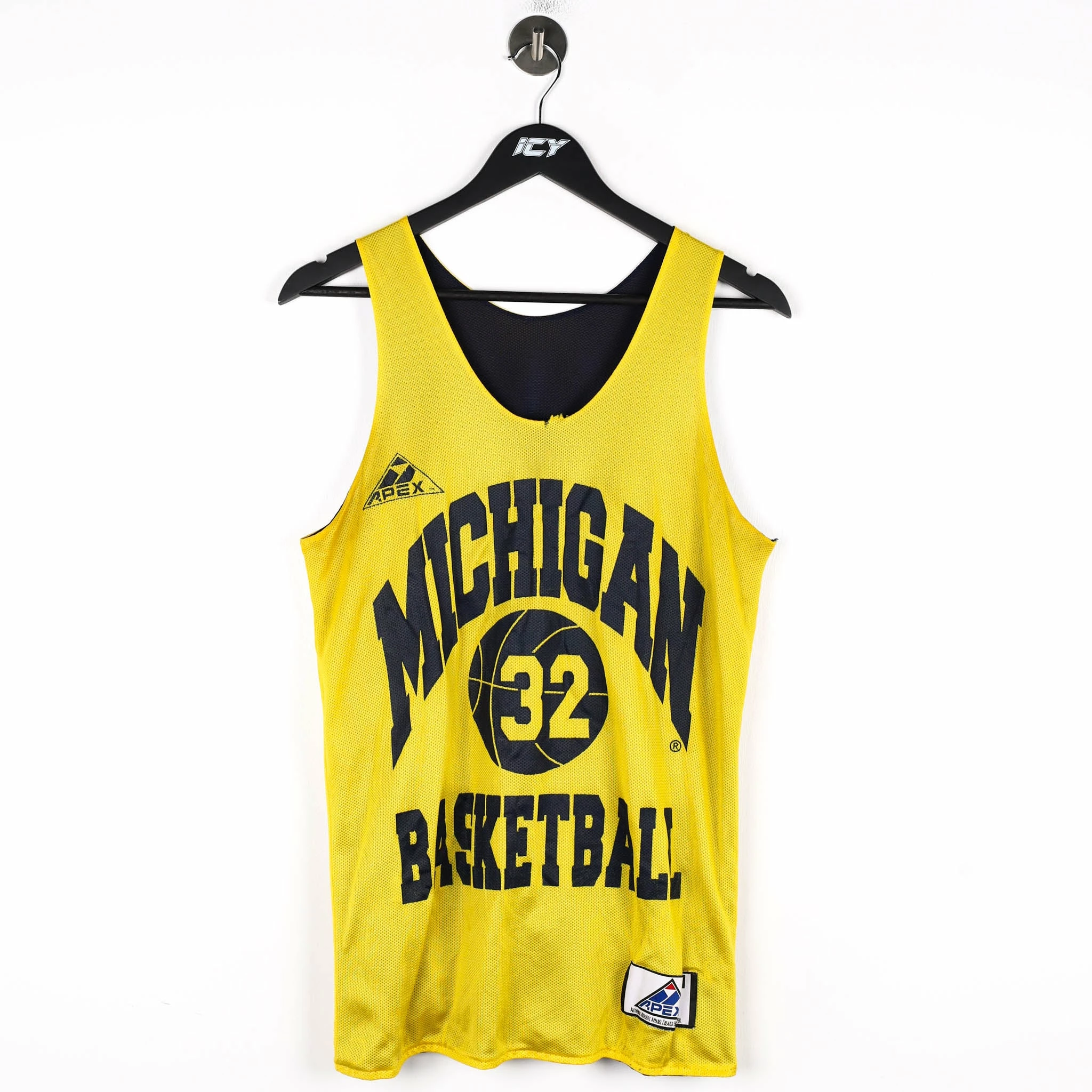 Icy Vintage Vintage 90s Michigan Wolverines #32 Apex One Basketball Jersey - Medium 7 Icy Vintage Vintage 90s Michigan Wolverines #32 Apex One Basketball Jersey - Medium - Image 7