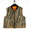 Icy Vintage Vintage Hunting Real Tree Reversible Vest - XL