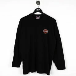 Vintage Harley Davidson Small Logo Long Sleeve T-Shirt - Medium