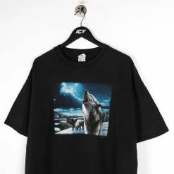 Icy Vintage Vintage Wolves On Lake Graphic T-Shirt - XL -Icy Sales Shop 13121 20IMG 0023