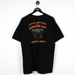 Vintage Harley Davidson Alberta Canada Big Graphic T-Shirt - Large -Icy Sales Shop 13144 20IMG 0051