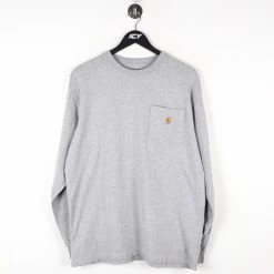 Vintage Carhartt Spell Out Long Sleeve T-Shirt - Large