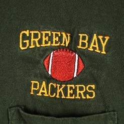 Vintage NFL Green Bay Packers Embroidered Pocket T-Shirt - Medium -Icy Sales Shop 13379 20IMG 0046