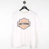 Vintage Harley Davidson Big Logo Graphic T-Shirt - Medium