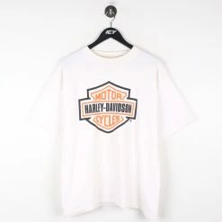 Vintage Harley Davidson Big Logo Graphic T-Shirt - Medium