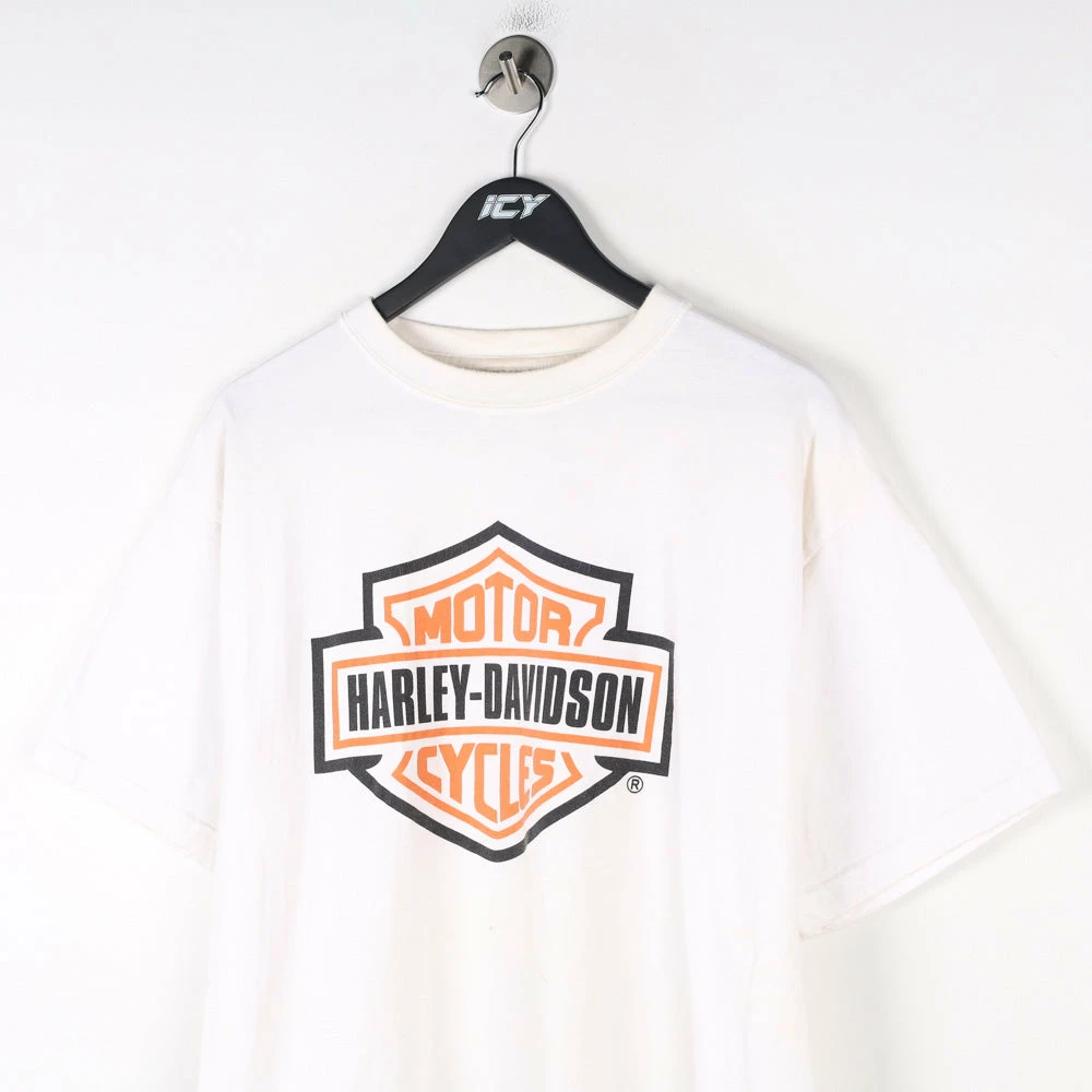 Vintage Harley Davidson Big Logo Graphic T-Shirt - Medium 2 Vintage Harley Davidson Big Logo Graphic T-Shirt - Medium - Image 2