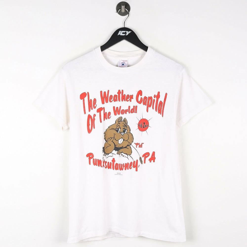 Icy Vintage Vintage The Weather Capital Of The World Graphic T-Shirt - XS 1 Icy Vintage Vintage The Weather Capital Of The World Graphic T-Shirt - XS