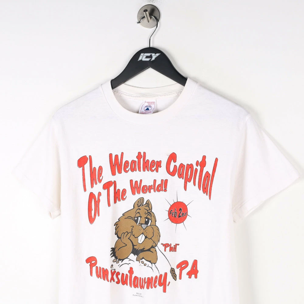 Icy Vintage Vintage The Weather Capital Of The World Graphic T-Shirt - XS 2 Icy Vintage Vintage The Weather Capital Of The World Graphic T-Shirt - XS - Image 2