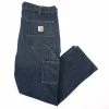 Vintage Carhartt Work Wear Carpenter Denim Pants - Large