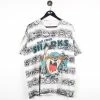 Vintage NHL 1993 San Jose Sharks Taz All Over Print T-Shirt - XL