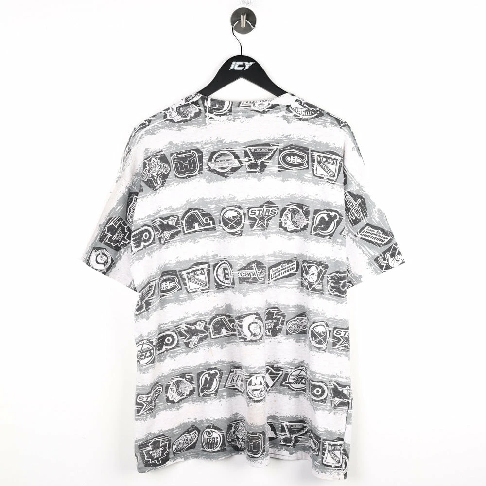 Vintage NHL 1993 San Jose Sharks Taz All Over Print T-Shirt - XL 4 Vintage NHL 1993 San Jose Sharks Taz All Over Print T-Shirt - XL - Image 4