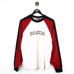 Vintage Starter Long Sleeve Spellout T-Shirt - Medium