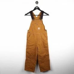 Vintage Carhartt Size 8 Canvas Overalls Pants - Large