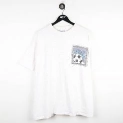 Icy Vintage Vintage Soccer Ball Art T-Shirt - XL